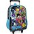 Mochila de Rodinhas Sem Alça Teen Titans Go Luxcel Preto - Imagem 3