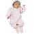 Saída de Maternidade Tricô Kids Texturizada Rosa Claro - Imagem 1