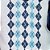 Blusa Tricô Kids Com Losango de Tricô Azul Mescla - Imagem 2