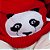 Blusa Tricô Kids de Bebê Com Panda de Tricô Vermelho - Imagem 2