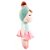 Boneca Metoo Angela Lai Ballet Grande 40 Cm Rosa e Verde - Imagem 3