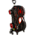 Mochila de Rodinhas 3D Maxtoy Homem Aranha Miles Preto - Imagem 3