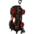 Mochila de Rodinhas 3D Maxtoy Homem Aranha Miles Preto - Imagem 4