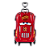 Mochila de Rodinhas 3D Maxtoy Cars McQueen Vermelho - Imagem 2