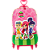 Mochila de Rodinhas 3D Maxtoy Moranguinho Rosa - Imagem 1