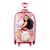 Mochila de Rodinhas 3D Maxtoy Princesa Moana Vermelho - Imagem 1