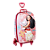 Mochila de Rodinhas 3D Maxtoy Princesa Moana Vermelho - Imagem 4