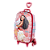Mochila de Rodinhas 3D Maxtoy Princesa Moana Vermelho - Imagem 5