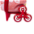 Mochila de Rodinhas 3D Maxtoy Princesa Moana Vermelho - Imagem 3