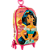Mochila de Rodinhas 3D Maxtoy Princesa Jasmine Rosa - Imagem 3