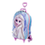 Mochila de Rodinhas 3D Maxtoy Frozen Elsa Lilás - Imagem 6
