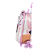 Mochila de Rodinhas 3D Maxtoy Frozen Elsa e Anna Rosa - Imagem 5