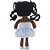 Boneca Metoo Mini Angela Poppy 20 Cm Cacheada Vestido Azul - Imagem 2