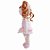 Boneca Metoo Mini Angela Candy Color 20 Cm Cacheada Rosa - Imagem 3