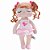 Boneca Metoo Mini Angela Candy Color 20 Cm Cacheada Rosa - Imagem 1