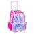 Kit Mochila de Rodinha e Lancheira Sestini X Mermaid Rosa - Imagem 5
