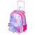Kit Mochila de Rodinha e Lancheira Sestini X Mermaid Rosa - Imagem 4