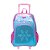Kit Mochila de Rodinha e Lancheira Sestini Y Fantasy Rosa - Imagem 2