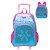 Kit Mochila de Rodinha e Lancheira Sestini Y Fantasy Rosa - Imagem 1