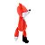 Boneco de Pano Pelúcia Raposa Metoo Vermelho - Imagem 3