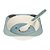 Kit de Alimentação Com Babador Buba Bambu Cachorro Azul - Imagem 9
