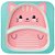 Kit de Alimentação Com Babador Buba Bambu Gatinho Rosa - Imagem 5