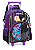 Mochila de Rodinhas Com Alça Luxcel Wandinha Roxo - Imagem 1
