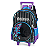 Mochila de Rodinhas Com Alça Luxcel Wandinha Preto - Imagem 2