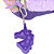 Mochila de Costas Luxcel Up4You Unicórnio Roxo - Imagem 3