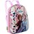 Mochila Pequena Maxtoy Frozen Elsa e Anna Rosa - Imagem 3