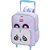 Kit Mochila Carrinho Lancheira Kouii Pacific Filhotiis Panda - Imagem 2