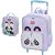 Kit Mochila Carrinho Lancheira Kouii Pacific Filhotiis Panda - Imagem 1