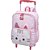 Kit Mochila Carrinho Lancheira Kouii Pacific Filhotiis Gato - Imagem 2