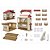 Casa Telhado Vermelho Luzes Sylvanian Families Sotão Secreto - Imagem 2