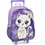 Kit Mochila de Rodinhas Lancheira Luxcel Cindy Roxo - Imagem 3