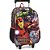 Kit Mochila de Rodinhas Lancheira Luxcel Iron Man Preto - Imagem 3