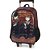 Kit Mochila de Rodinhas Lancheira Luxcel Harry Potter Vinho - Imagem 3