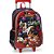 Kit Mochila de Rodinhas Lancheira Luxcel Avengers Vermelho - Imagem 3