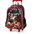 Kit Mochila de Rodinhas Lancheira Luxcel Avengers Vermelho - Imagem 4