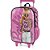 Kit Mochila de Rodinhas Lancheira Luxcel Barbie Rosa - Imagem 4