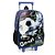 Kit Mochila de Rodinhas Lancheira Luxcel Futebol Preto - Imagem 3