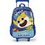 Kit Mochila de Rodinhas Lancheira Luxcel Baby Shark Azul - Imagem 3