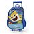Kit Mochila de Rodinhas Lancheira Luxcel Baby Shark Azul - Imagem 5