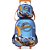 Kit Mochila de Rodinhas Lancheira Luxcel Hotwheels Azul - Imagem 1