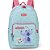 Mochila de Costas Luxcel Stitch Ohana Azul Turquesa e Rosa - Imagem 1