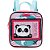 Kit Mochila Rodinhas Lancheira Estojo Xeryus Panda Rosa - Imagem 3