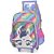 Mochila de Rodinhas Com Alça Luxcel Up4You Unicórnio Lilás - Imagem 2