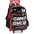 Mochila Rodinhas Com Alça Luxcel UP4YOU Game Over Vermelho - Imagem 1