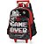 Mochila Rodinhas Com Alça Luxcel UP4YOU Game Over Vermelho - Imagem 2