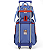 Kit Mochila de Rodinhas Lancheira Luxcel Dino Ranch Azul - Imagem 2